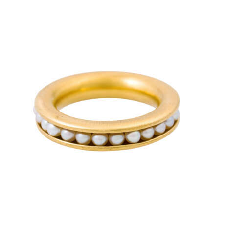 Ring mit beweglichen kleinen Perlen - Foto 2