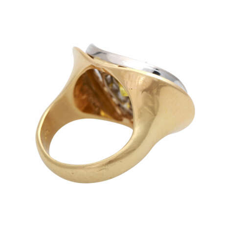 Ring mit 1 gelben Brillant ca. 2,3 ct, - фото 3