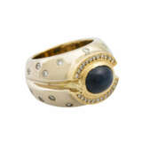 Ring mit Saphir Cabochon ca. 5 ct - photo 1