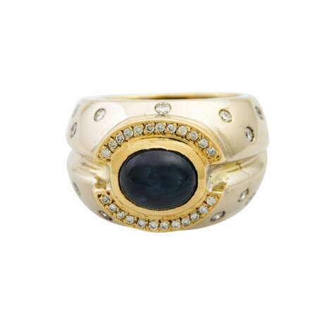 Ring mit Saphir Cabochon ca. 5 ct - Foto 2