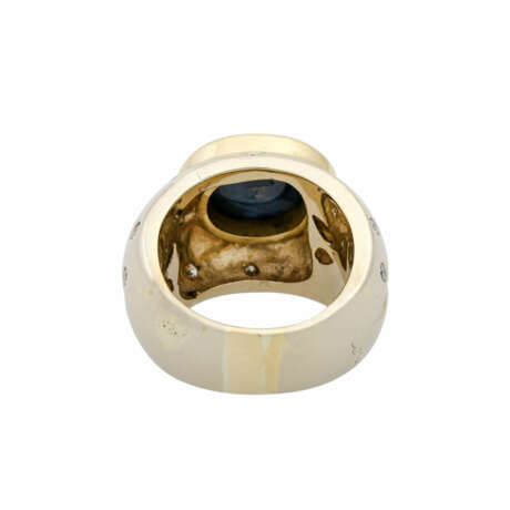 Ring mit Saphir Cabochon ca. 5 ct - Foto 4