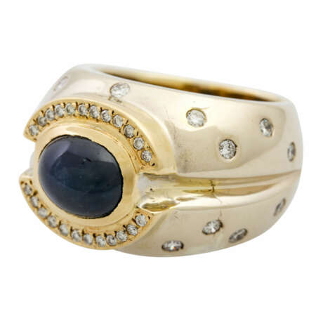 Ring mit Saphir Cabochon ca. 5 ct - Foto 5