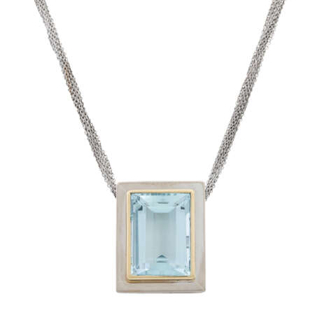 Collier mit Aquamarinanhänger von ca. 38 ct - photo 3