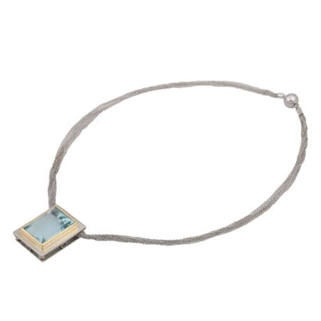 Collier mit Aquamarinanhänger von ca. 38 ct - photo 4