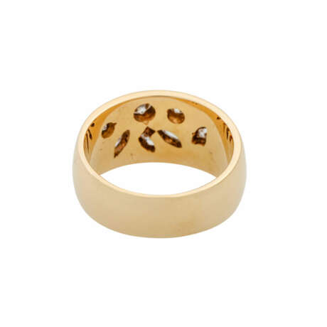 Ring mit 7 Diamanten von zus. ca. 0,75 ct, - photo 4