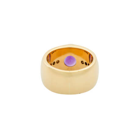 Ring mit Amethyst 2 ct und 8 Brillanten von ca. 0,2 ct, - фото 4