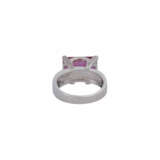 Ring mit rosaroter Korund ca. 5 ct, - фото 4