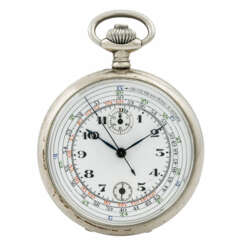 Anonymer antiker Taschenuhr Eindrücker-Chronograph, ca. 1920