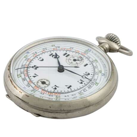 Anonymer antiker Taschenuhr Eindrücker-Chronograph, ca. 1920 - photo 6