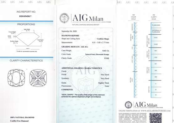 1 loser Diamant von 0,42 ct - фото 3