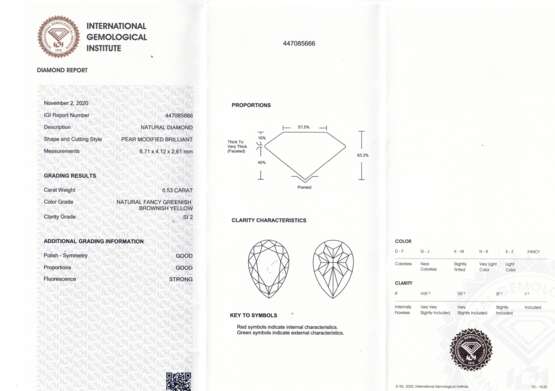 1 loser Diamant von 0,53 ct - photo 3