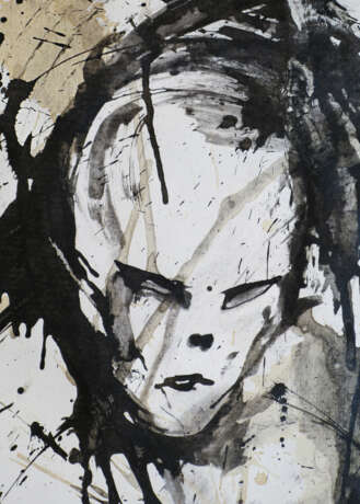 Nosferatu Paper Ink Abstract Expressionism St. Petersburg 1992 - photo 2
