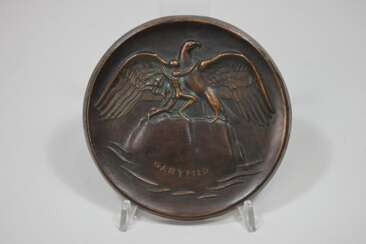 Breker, Arno, 1900 - 1991, Bronzeplakette, Ganymed