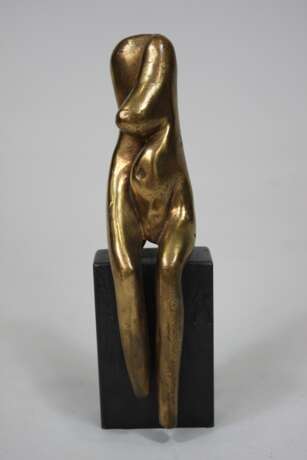 Cimiotti, Emil (geb. 1927, Sitzende) Bronze - Foto 1