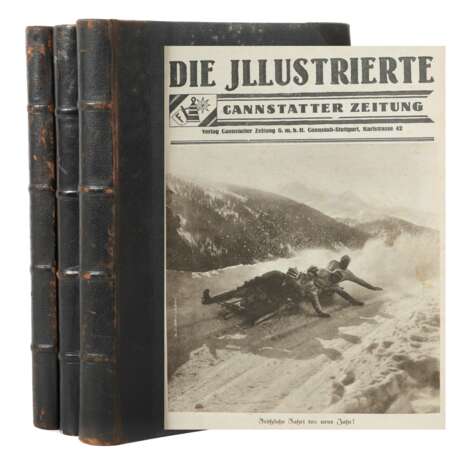 Die Illustrierte Cannstatter Zeitung 3 Sammelbände der Jahrgänge 1926/27/28, je mit zahlr - Foto 1