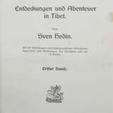 Hedin, Sven Transhimalaya - Entdeckungen und Abenteuer in Tibet, Leipzig, Brockhaus, 1909, 2 Bde - фото 3