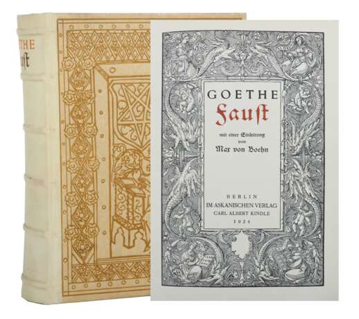 Goethe, Johann Wolfgang von Faust, Berlin, Askanischer Verlag Carl Albert Kindle, 1924, mit zahlr - photo 1