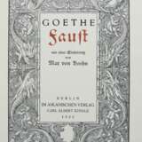 Goethe, Johann Wolfgang von Faust, Berlin, Askanischer Verlag Carl Albert Kindle, 1924, mit zahlr - фото 3