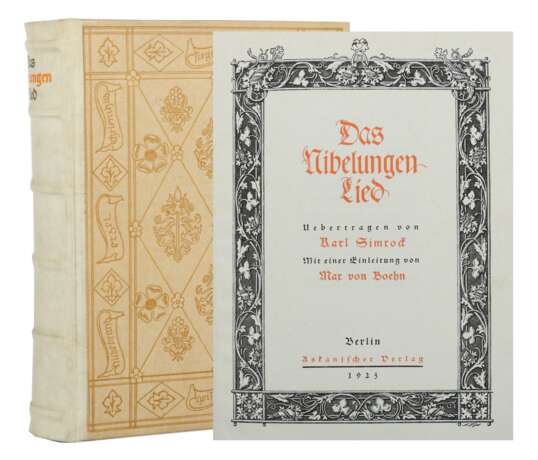 Das Nibelungen-Lied übertragen von Karl Simrock, Berlin, Askanischer Verlag, 1923, mit zahlr - фото 1