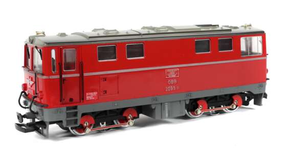 Diesellok LGB Lehmann, Gartenbahn, Spur G (IIm), Modell 2095, Kunststoff, rot, bez - photo 1