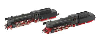 2 x Lok mit Tender Märklin 3005, DA 800, Spur H0, 1 x 3005