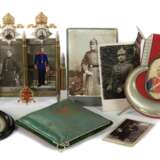 Konvolut Kaiserreich 1 x Bilderrahmen aus einer Epaulette König Karl 1 - Foto 1