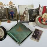 Konvolut Kaiserreich 1 x Bilderrahmen aus einer Epaulette König Karl 1 - фото 2