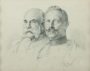 Kaiserportraits Brustbildnis des österreichischen Kaiser und König von Ungarn und Böhmen Franz Joseph I