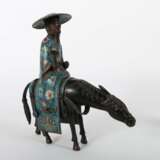 Toba auf seinem Esel reitend China, Ende 19 - Foto 2