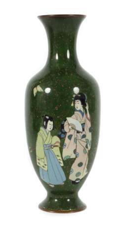 Cloisonné-Vase Japan, nztl - фото 1