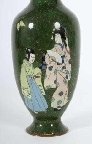 Cloisonné-Vase Japan, nztl - фото 2