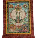 Thangka mit Buddha Avalokiteshvara Tibet, 20 - фото 2