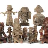 12 dekorative Tonfiguren Südamerika, nztl - фото 1