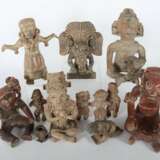12 dekorative Tonfiguren Südamerika, nztl - photo 2