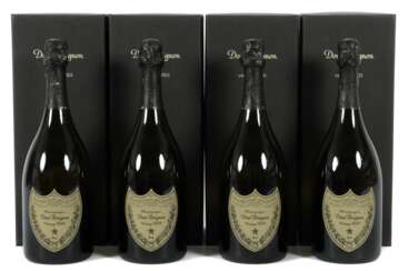 4 Flaschen Dom Pérignon Champagner, Moët & Chandon, 2003er JG, 12,5% vol