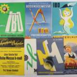8 Plakate Deutschland, 1940er/50er Jahre, variierende Plakate der Frankfurter Frühjahrsmesse, Heidenheimer Schäferlauf, Schwäbisches Symphonie-Orchester und IBO (Internationale Bodenseemesse), u - photo 2