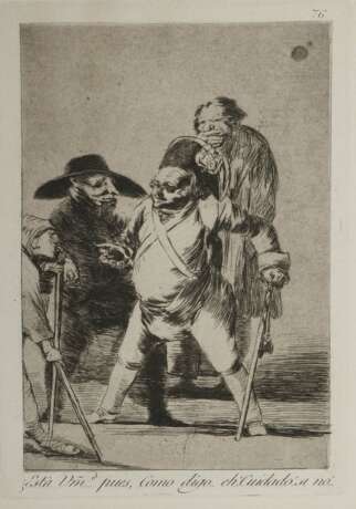 Goya, Francisco de (nach) das ist: Francisco José de Goya y Lucientes; Fuendetodos (Aragon) 1746 - 1828 Bordeaux, spanischer Maler, Radierer und Lithograph - photo 1