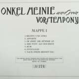 Onkel Heinie und sein Vorstehpony 2 Mappen mit je 1 Inhaltsblatt und 7 bzw - Foto 2