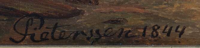Pieterszen, Abraham van der Weyden Middelburg 1817 - 1880 Sint-Maria-Horebeke, Landschaftsmaler und Schüler von Regemorten in Antwerpen - Foto 3