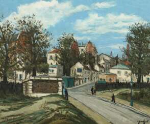 Quizet, Alphonse Leon Paris 1885 - 1955 ebenda, Architektur- und Landschaftsmaler, gehörte zum Malerkreis am Montmartre