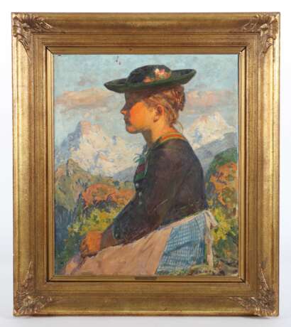 Schlieben, Ludwig von Grossenhain 1875 - 1957 München, Portrait und Landschaftsmaler, Stud, an der Kunstakad - фото 2