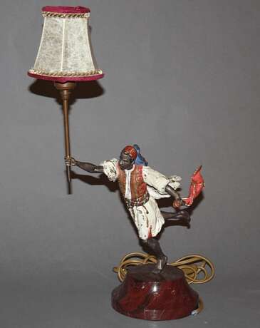 “The lamp is Arab with a torchVienna Austria late nineteenth” - photo 1