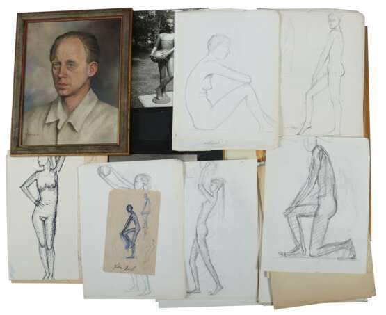Riesen, Adolf Altenau 1908 - 1982, Bildhauer, Ausbildung in der Kunstschule Warmbrunn und Hamburg - photo 2