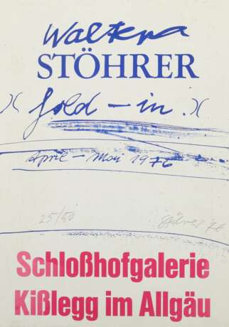 Stöhrer, Walter Stuttgart 1937 - 2000 Scholderup, Maler und Grafiker, Grieshaber-Schüler, ab 1959 in Berlin ansässig - photo 1