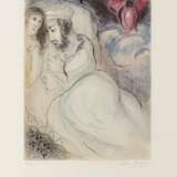 Chagall, Marc 1887 Witebsk - 1985 St. Paul de Vence. Dessins pour la Bible (Illustrationen für die Bibel). 1960 Edition Verve, Paris. - Foto 5
