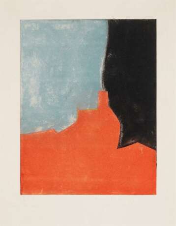 Poliakoff, Serge 1900 Moskau - 1969 Paris. Composition rouge, grise et noir. 1959/60 - фото 1