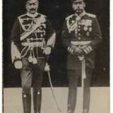 Император Николай II с кайзером Вильгельмом II в Берлине. 1913 г. Фотооткрытка. - Foto 1
