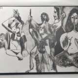Пикассо, П. Эротический сюжет. 1968 г. Лист из издания «Picasso. 347 Suite». 1970. - Foto 1