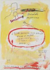 Basquiat, Jean-Michel 1960 Brooklyn - 1988 New York. Super Comb. 1988