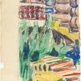 Лентулов, А.В. Подборка рисунков. 1920-1930-е. Бумага, графит. кар., акварель. 11 л.; 32х44,5 см. - фото 3